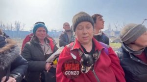 Освобождённые жители Мариуполя которые пробыли больше полутора месяцев в заложниках у Азова.