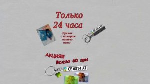 Брелок гос номер авто.Акция.60 грн+светящийся магнит в подарок