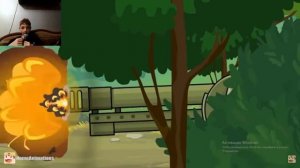 реакция на Советский богатырь : Федор vs Фанатиков третьего рейха - Мультики про танки