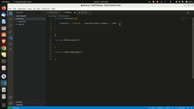 MQTT Web dashboard | MQTT Web App using HTML , CSS and Java Script