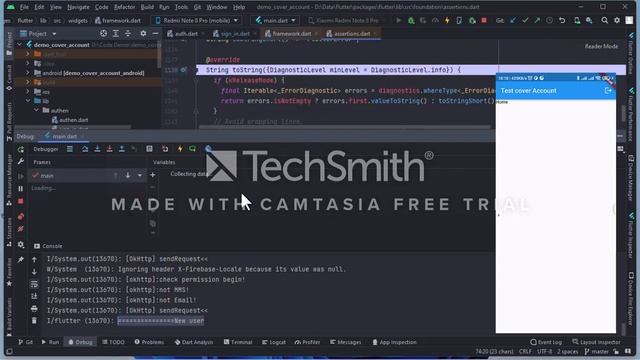 Error Firebase Auth with isNewUser. How to fix?
