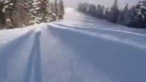 Borovets Bulgaria high speed ski run