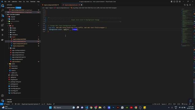 10) Mat-Form-Field Input with Icon Customize in Angular 15
