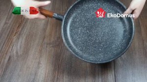 Сковорода с гранитным покрытием диаметр 28 см мелкая