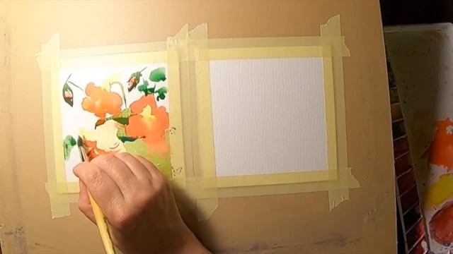 Акварель Настурция смотреть онлайн