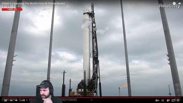Relativity Terran 1 GL:HF Launch Attempt - 8th Mar 2023 смотреть онлайн