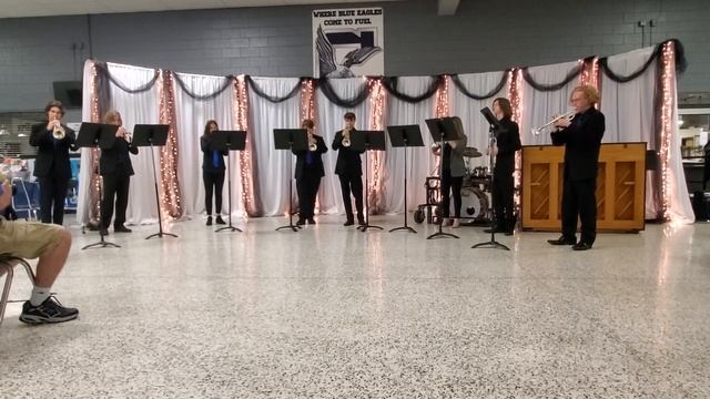 Clover High School Brass and Sass Trumpet Ensemble  May 2023