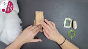 Подготовка капрона для текстильной куклы