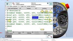 How to fix the TOOL or TCP & Work Objext in a routine Line of Code ABB IRC5