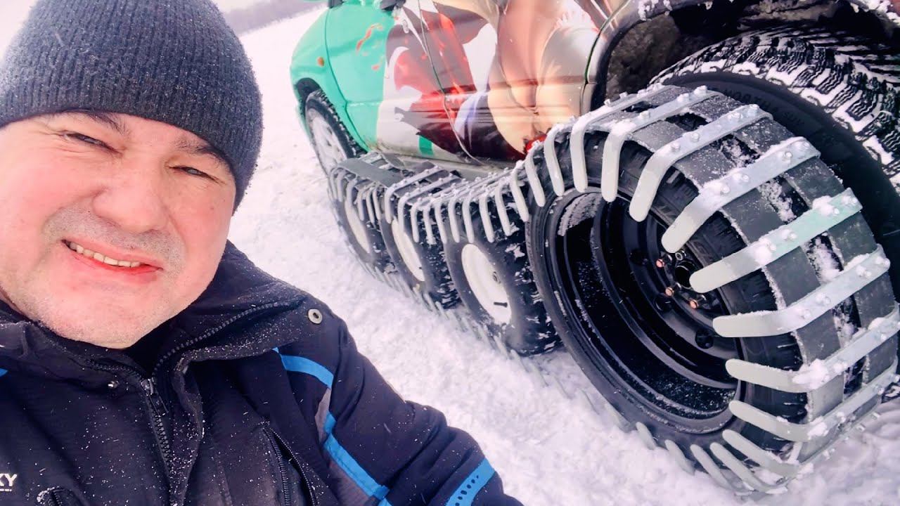 Запуск левой гусеницы в космос, профессиональная съемка :) смотреть онлайн