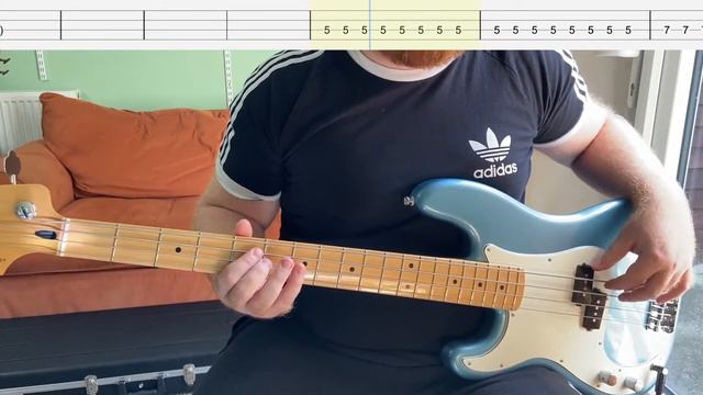 Weezer - Hero (Bass Cover with Tabs) смотреть онлайн