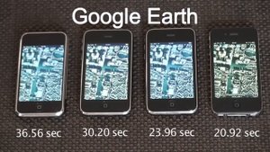 iPhone 2G/3G/3GS/4 Speed Comparison