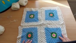 ?Кофточка крючком на основе бабушкиного квадрата. Подробный Мастер-класс.