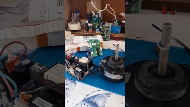 Проверка платы внутреннего блока кондиционера Самсунг AQ****FAN SERIES смотреть онлайн