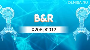 X20PD0012 Модуль распределения потенциала B&R - Олниса 24