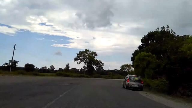 Пицунда на машине. Timelapse. смотреть онлайн