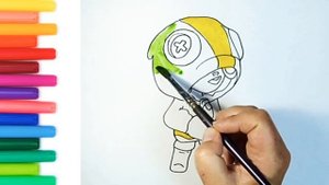 Как нарисовать Леона из Бравл Старс. How to Draw Leon. Brawl Star
