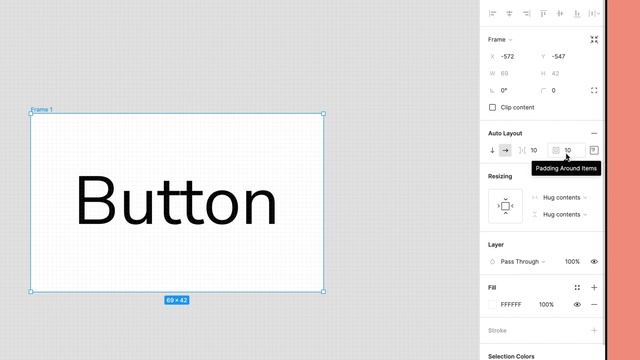 Figma tutorial: Auto layout button смотреть онлайн
