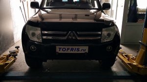 Удаление катализатора и ремонт глушителя на Mitsubishi Pajero в Тольятти