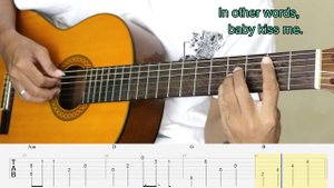 FLY ME TO THE MOON - (Easy) Fingerstyle Guitar Tutorial TAB + Chord + Lyric