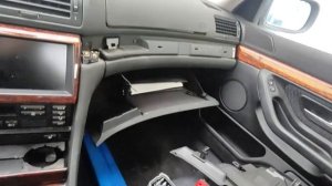 бэха семёрка, как снять магнитолу "шгу" в BMW 7 E38, бмв 7