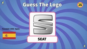Guess 50 Car Logos in 3 Seconds | Famous Car Brand Logos and Their Country of Origin 2023 |