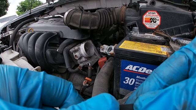 Pontiac Vibe/Toyota Matrix Throttle Body Cleaning