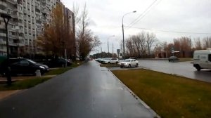 Москва 934 Шипиловский проезд, от метро Орехово до ЖК Грильяж осень день
