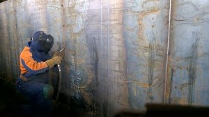 сварка вертикальных слепых швов сверху вниз полуавтоматом