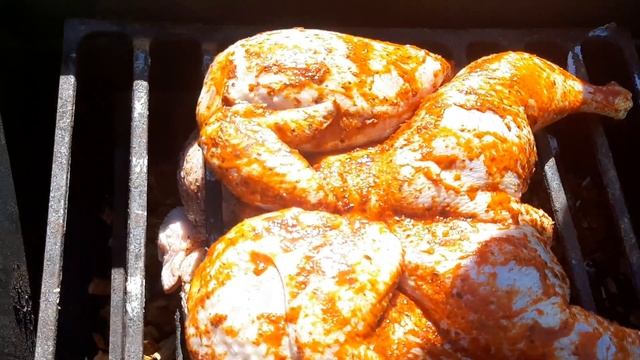 Курица горячего копчения