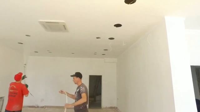 Ремонт Офисов | Механическая грунтовка стен и потолков | Ремонт и Строительство «Под Ключ» смотреть онлайн