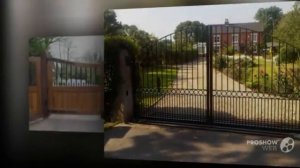 Оригинальные распашные ворота. Дизайн ворот