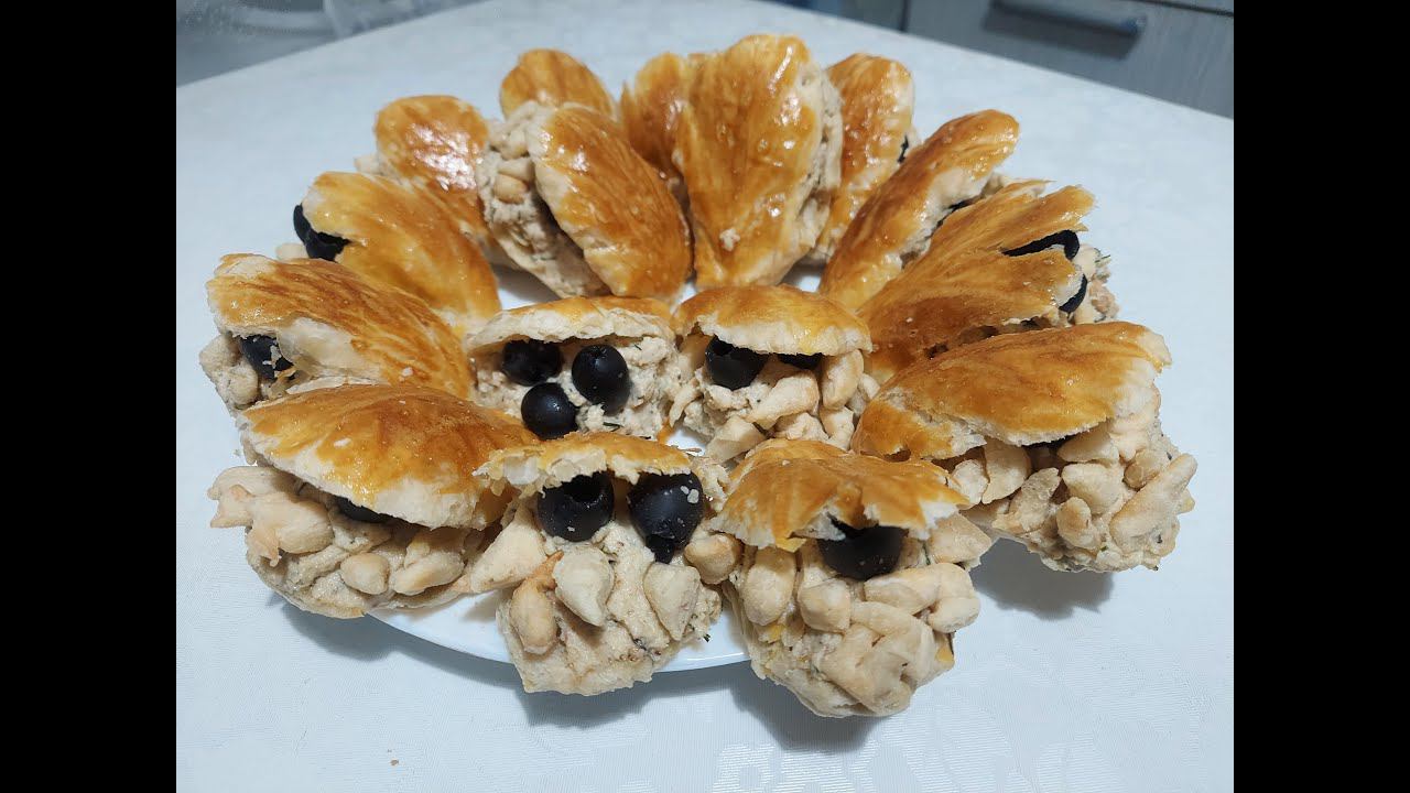 Закуска в гребешках на праздничный стол. смотреть онлайн