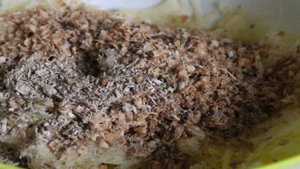 Картофельно-гречневые котлетки с грибами