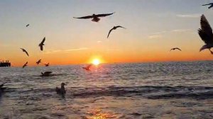 Красивый рассвет у моря.Феодосия.