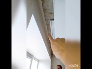 Суперлегкий способ отделки ниши для шторы!..