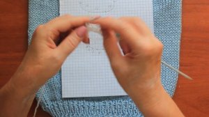 Вяжем удлиненную спинку укороченными рядами без дырочек