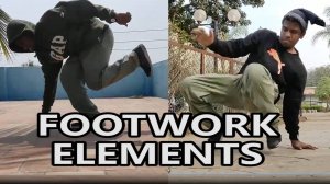 БРЕЙК ДАНС ОБУЧАЛКА Футворк фишки медленно под музыку для тренировки #брейкданс #breakdance