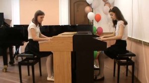 Селезнева Алина и Бабыкина Анжелика В. Азарашвили "Прогулка"