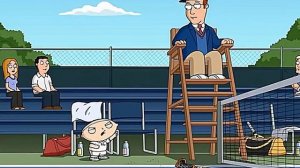 Family Guy - Stewie swearing at Tennis Game