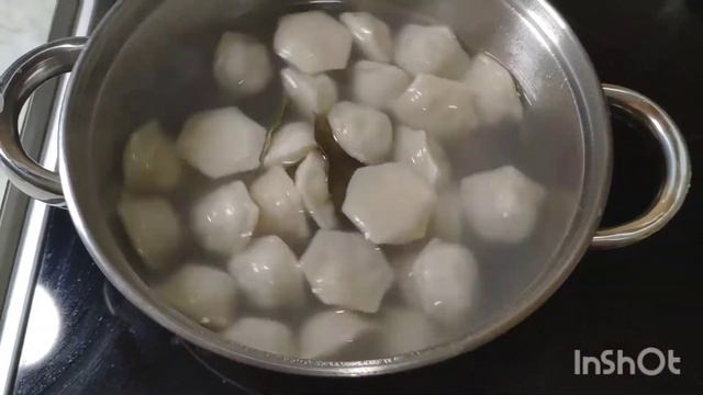 Пельмени домашние. Варка.
