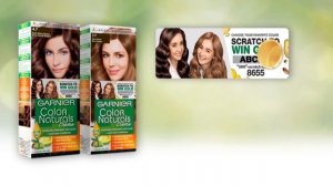 Win FREE Gold with Garnier Color Naturals