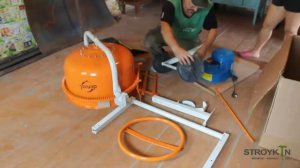 ☑ ИНТЕРНЕТ - МАГАЗИН    ⋮ STROYKIN ⋮ Отзыв и сборка бетономешалки  DENZEL  В 180