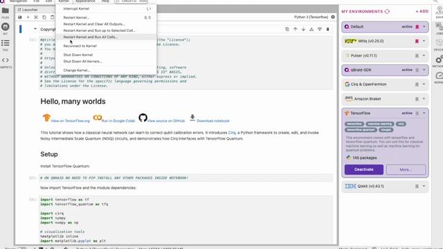 Using TensorFlow Quantum on qBraid смотреть онлайн