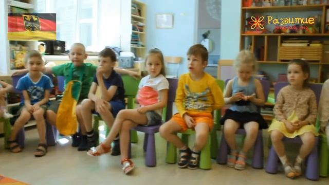 Торжественное закрытие немецкого лингвистического лагеря. Частный детский сад Развитие! смотреть онлайн