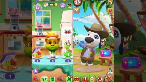 My talking Hank vs talking tom 2 toilet Poop?(ios & Android) Gameplay