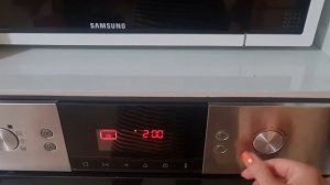 Samsung BQ1Q4T102 oven how to turn on the oven Samsung dual cook