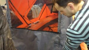 Лодка ПВХ Риф Тритон Скат 400 НДНД + Тент трансформер Комби