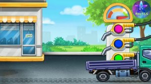 swimming pool making cartoon video funny game _ Gokids game | game cartoon kids