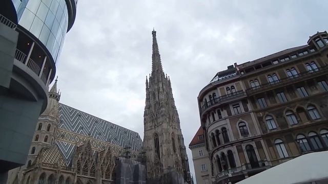 Австрія: подорож у Відень.Вулиця Грабен,площа Поцвяхованого стовбура,Штефанс-плац і собор св.Стефан смотреть онлайн